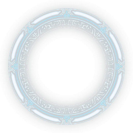 魔法圈蓝色发光PNG透明图片，高清装饰元素，设计素材免费下载