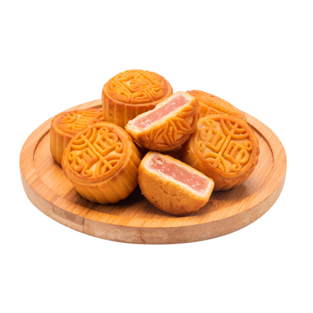 中秋节月饼点心PNG透明图，高清装饰元素及图案设计素材下载