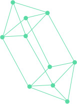绿色高清PNG点线立体图，透明漂浮几何元素，设计素材免费下载
