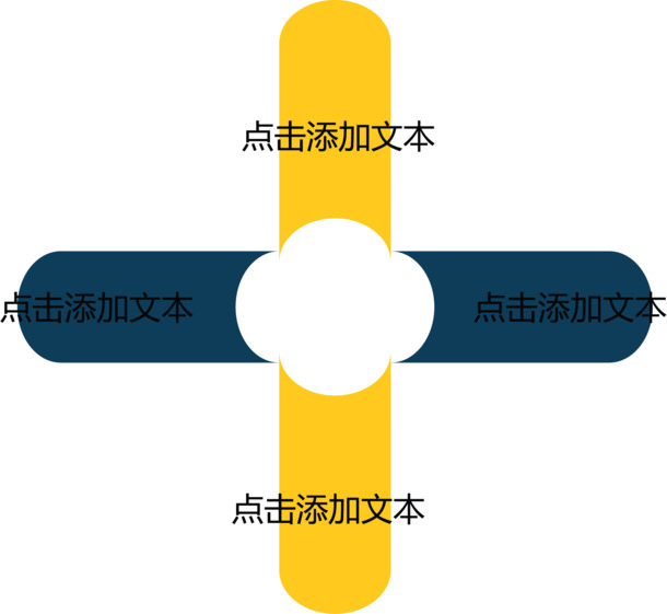十字分类详解，精美PNG透明图片装饰，PPT/AI设计素材下载