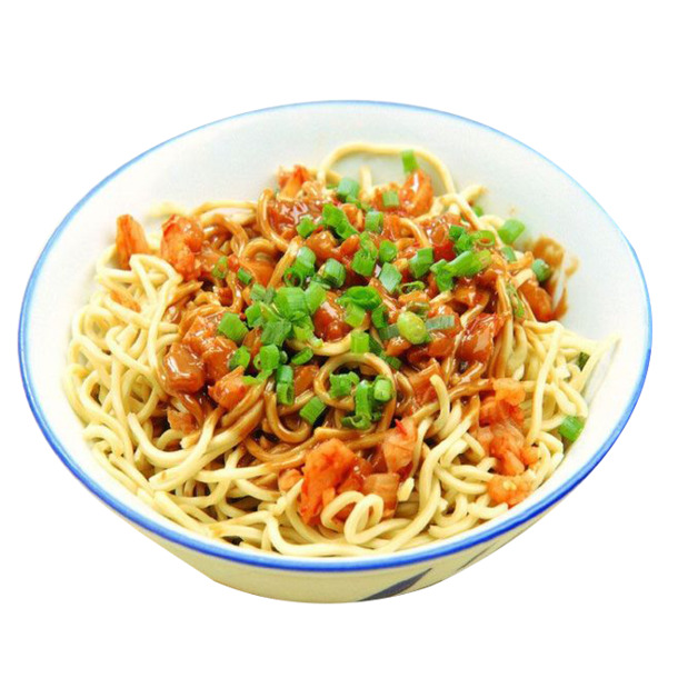 瓷碗拌面PNG透明图，生活装饰元素，高清设计素材下载