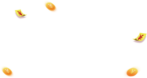 高清PNG透明金币图片，漂浮元素设计素材，免费下载