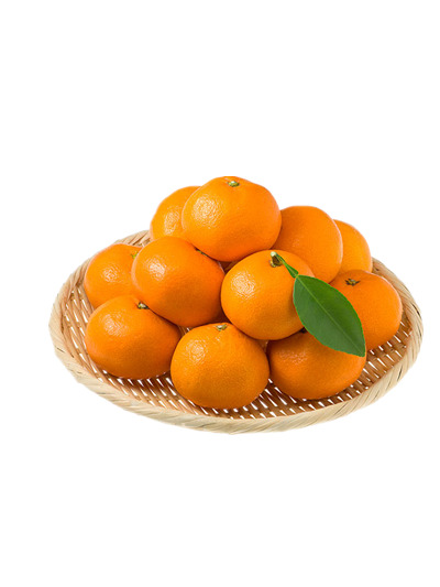 蜜桔PNG透明高清图片，植物装饰元素设计素材免费下载