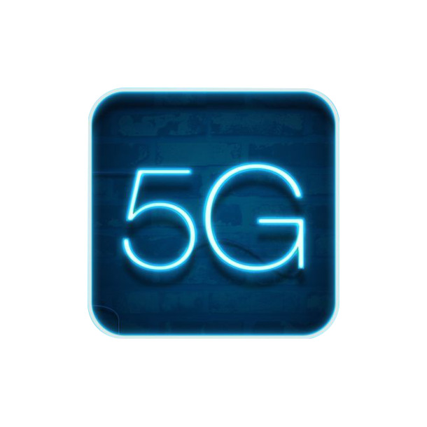 5G时代降临！科技感炫光图标PNG高清透明版，免费下载设计素材