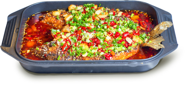 烤鱼PNG透明图，装饰元素下载，生活用品设计素材