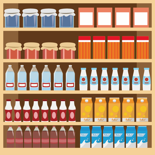 乳制品与饮品矢量图，高清PNG透明手绘卡通素材，AI格式下载