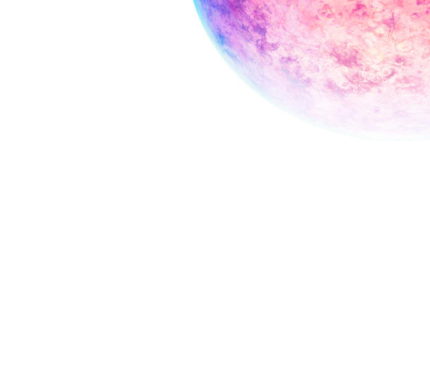 中秋节紫蓝星球星空PNG透明图，高清节日元素，设计素材下载