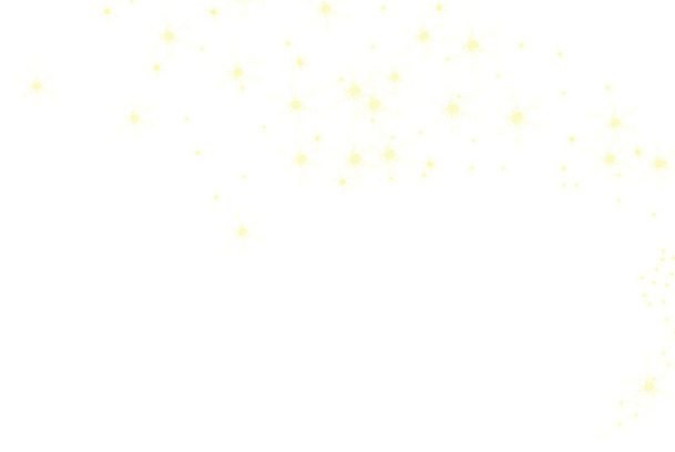 萤火虫夜晚不规则黄光高清PNG透明漂浮素材，免费下载