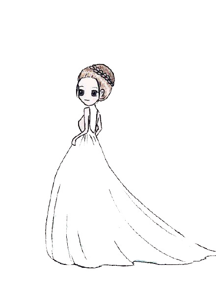 情人节婚纱PNG透明图，高清节日元素，设计素材免费下载