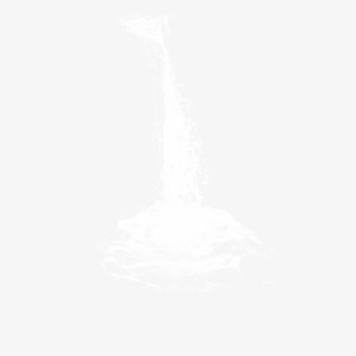 清新白色瀑布PNG透明底纹，高清装饰图案设计素材下载