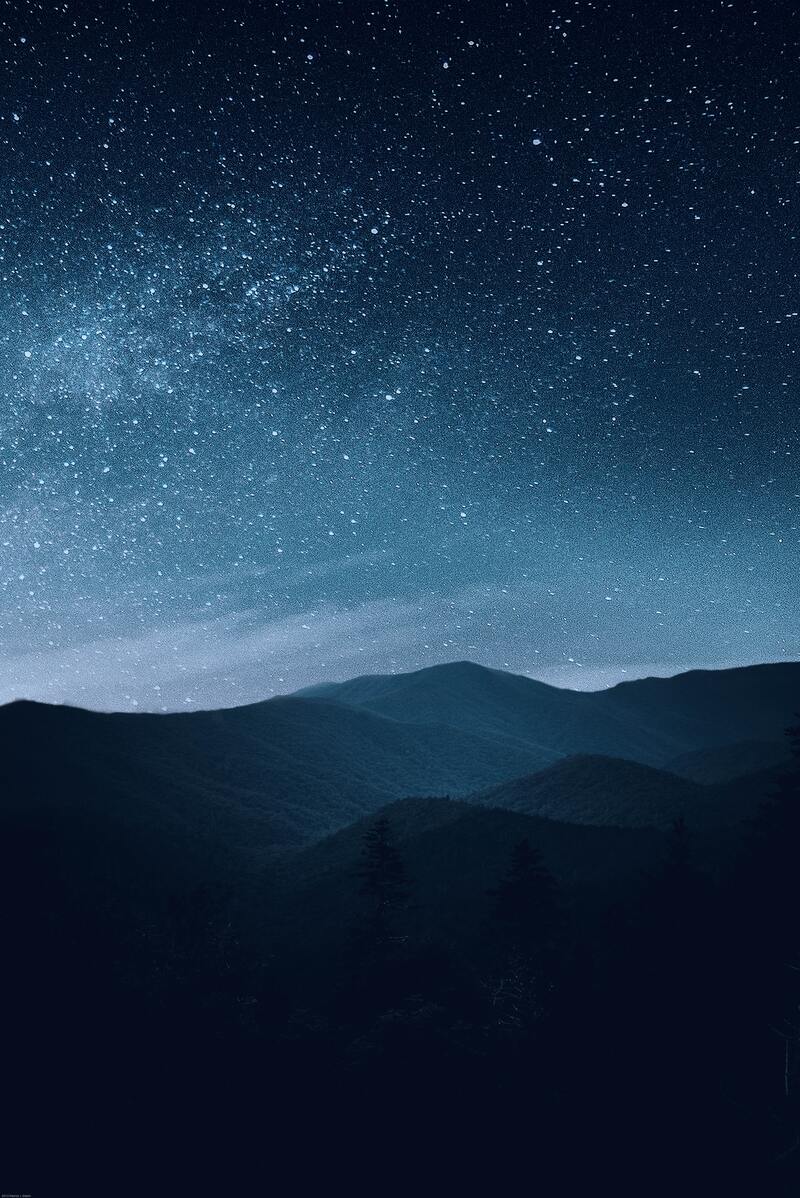 唯美夜空背景高清JPG，摄影素材与风景设计下载