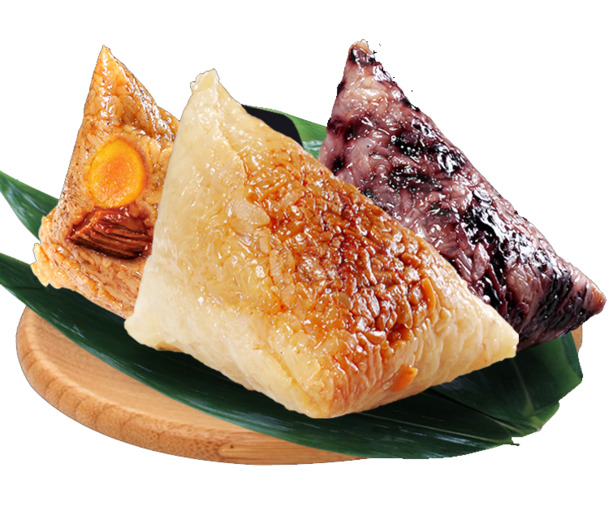 免费下载多口味粽子PNG透明图，高清装饰元素，生活用品设计素材