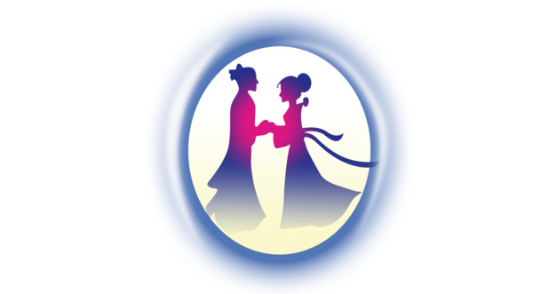 七夕牛郎织女高清PNG透明图，节日元素与情人节设计素材下载