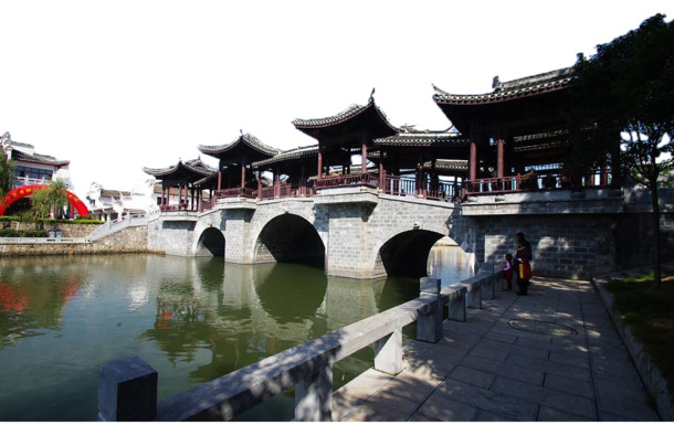 古桥亭高清PNG透明背景图片，摄影风景设计素材下载