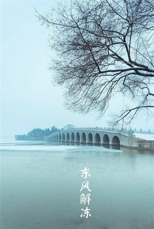 立夏节气小桥大树PNG透明背景，高清H5设计素材免费下载