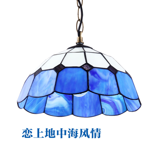 地中海风光装饰灯PNG透明背景图片，PSD设计素材高清下载