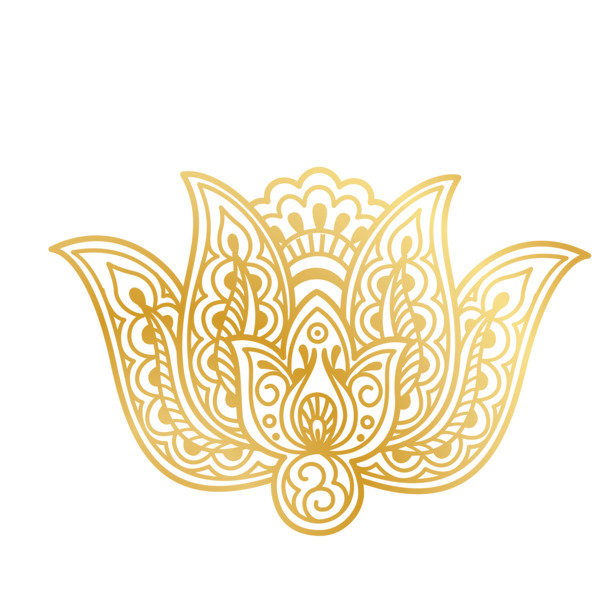 高清PNG金属花纹图案，透明EPS装饰元素，设计素材免费下载