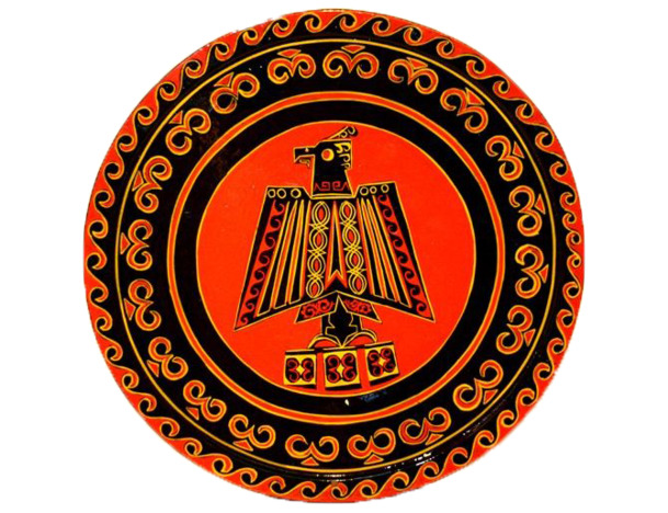 彝族圆形鸟纹高清PNG透明图，精美装饰元素，免费下载设计素材