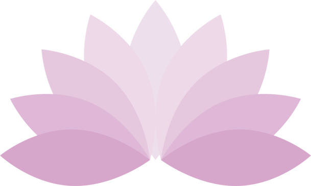 手绘卡通紫色渐变花朵PNG透明图片，高清CER格式设计素材下载