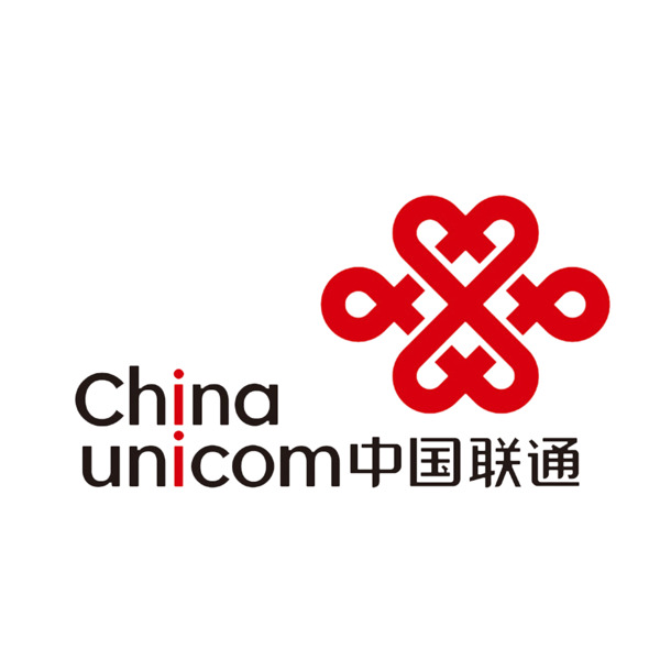 卡通中国联通商标PSD分层素材，高清PNG透明免扣元素，一键下载设计资源