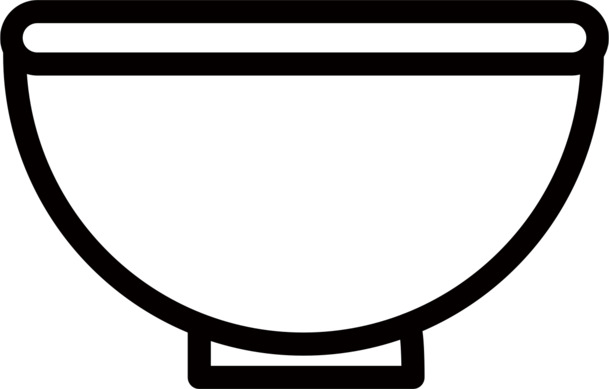 大碗图标设计，高清PNG透明免扣元素，一键下载设计素材