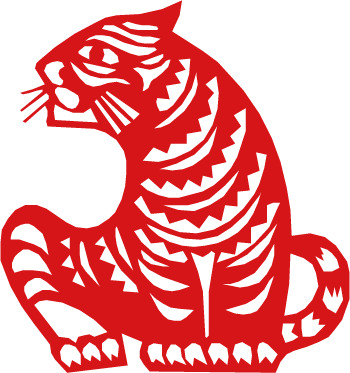 高清十二生肖剪纸PNG素材，中国风装饰元素，透明背景，设计必备！
