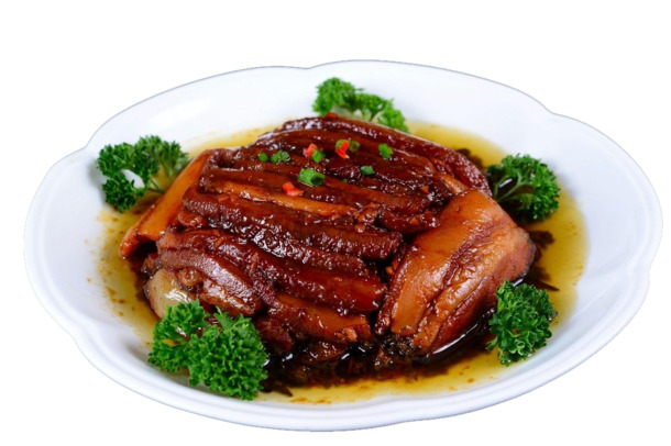 梅菜扣肉PNG透明图，高清装饰元素，生活用品设计素材下载