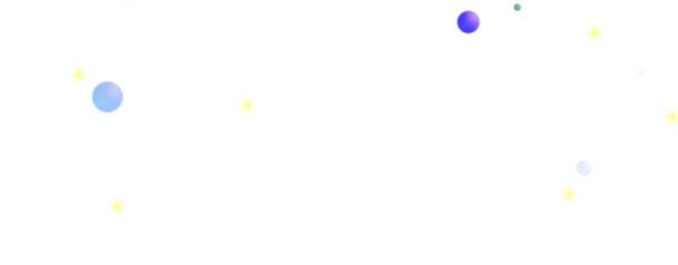高清PNG透明图片，飞舞彩色小球漂浮元素，创意图片设计素材免费下载