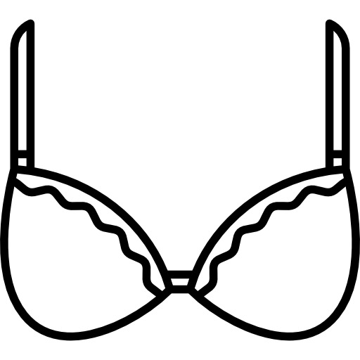 高清透明PNG胸罩图标，免扣元素图片素材，一键下载