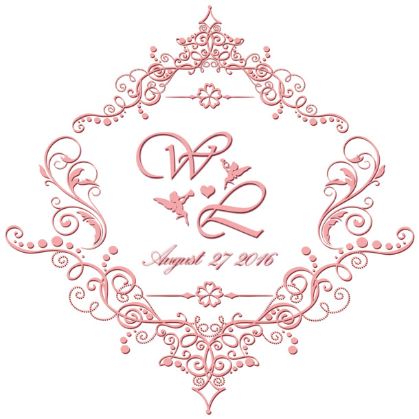 婚礼LOGO，高清PNG透明图片，精美装饰元素花纹，PSD格式设计素材下载