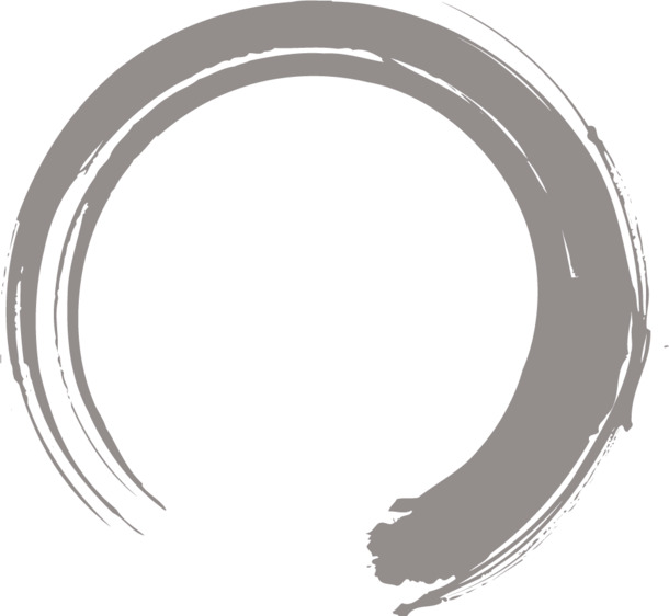 灰色水墨圈圈海报素材，高清PNG透明图，装饰笔触设计元素免费下载