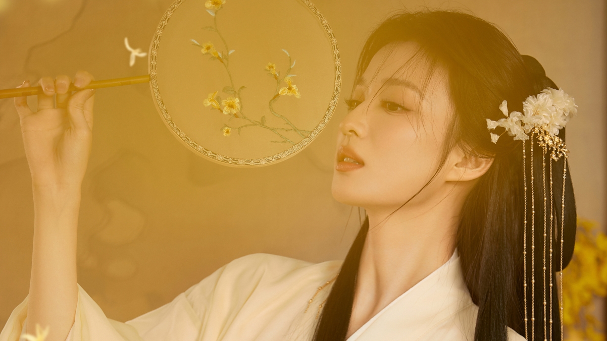 绝美古风佳人王楚然，超清4K壁纸，3840x2160高清美图，一键下载