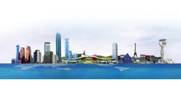 深圳地标建筑群高清PNG透明背景摄影素材，免费下载