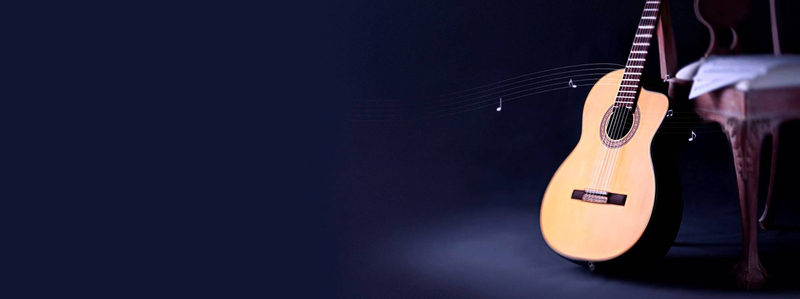 高清JPG音乐吉他背景Banner，另类图片设计素材免费下载