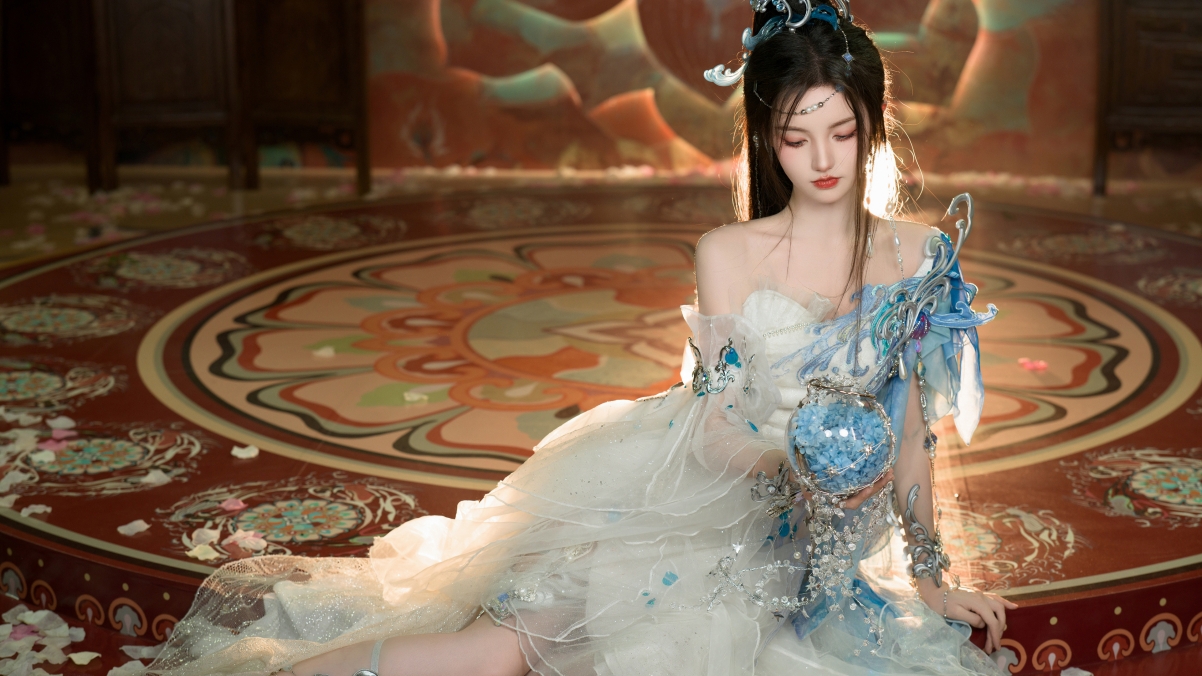 唯美古风COS美女，惊艳4K高清壁纸，3840x2160超高清下载