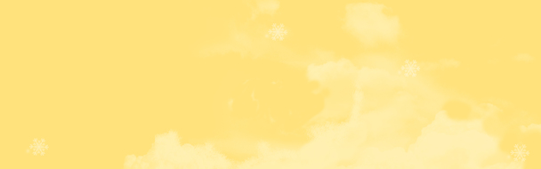 黄色暖色雪花背景banner，高清PNG透明图片素材，创意海报设计下载