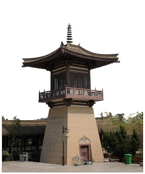 法门寺景点高清PNG透明背景图片，摄影风景素材，免费下载