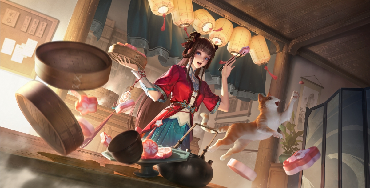 王者荣耀西施绝美原画，4K高清壁纸，无水印珍藏版，4250x2160分辨率畅享下载