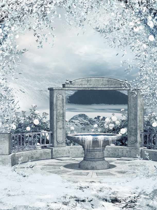 高清花园PNG透明背景图片素材，精美底纹元素，免费下载