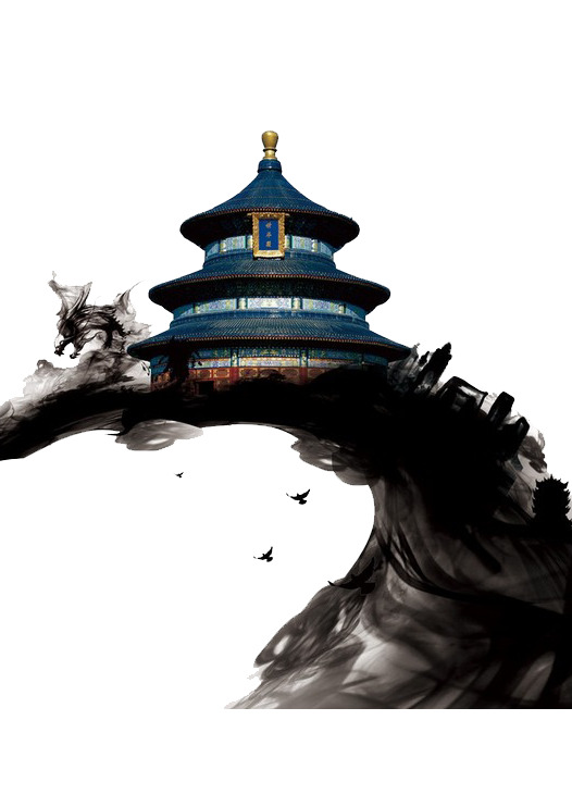 故宫PNG透明装饰图案，高清图片素材，免费下载