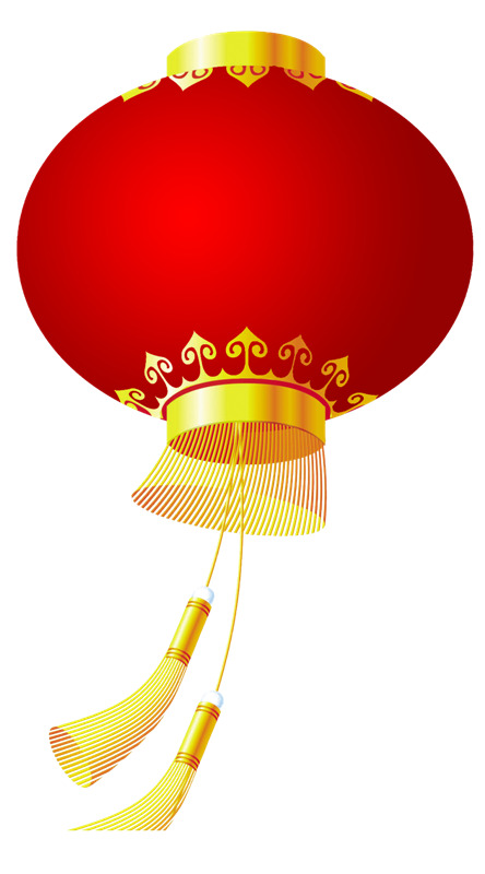 喜庆红色灯笼PNG透明图片，高清漂浮元素及其他设计素材下载