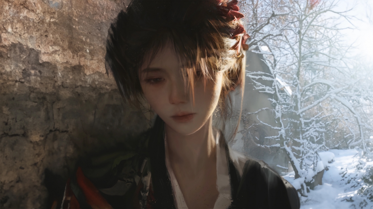 绝美古风佳人，精致厚涂，4K超清动漫壁纸，3840x2160高清下载