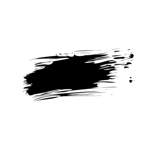 毛笔墨迹高清PNG透明图，笔触装饰元素，设计素材免费下载