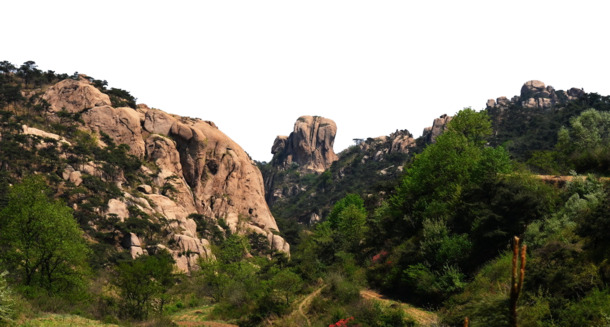 山坡摄影PNG透明背景，高清风景图片素材下载