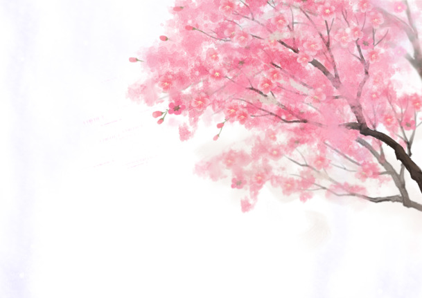 梅花树芽手绘元素，高清PNG透明图片，卡通风格PSD设计素材下载