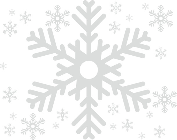 高清雪花PNG背景图，冬日寒冷透明元素，设计素材下载
