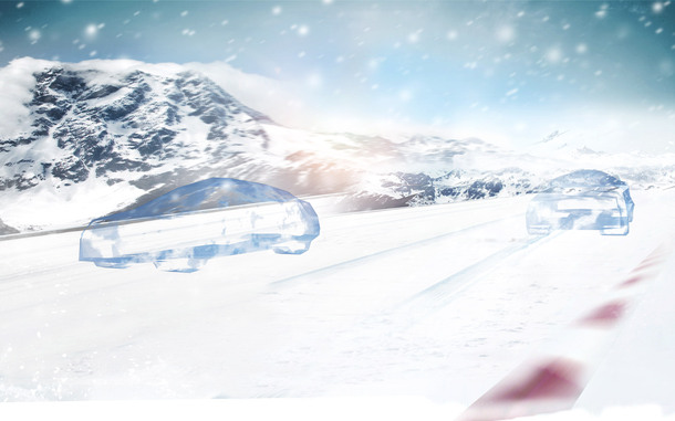 梦幻蓝雪高清PNG透明背景，抽象创意图片设计素材下载