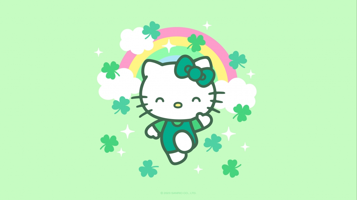 Hello Kitty 4K超清横屏壁纸，动漫美图，4095x2304分辨率，一键下载！