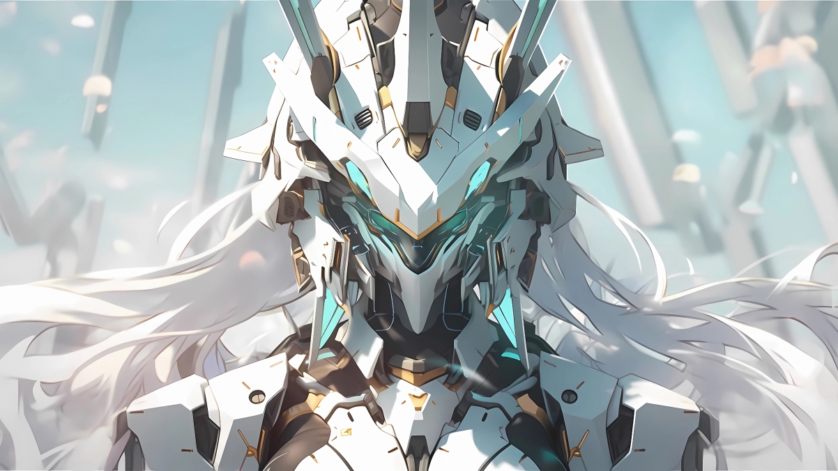 机甲少女战士绝美4K壁纸，高清动漫美图，3840x2160分辨率，免费下载