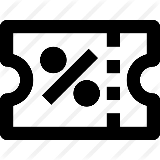 优惠券图标，高清PNG透明免抠元素，设计素材一键下载